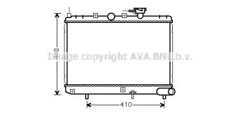 AVA QUALITY COOLING ka2271 -  Радиатор, охлаждение двигателя